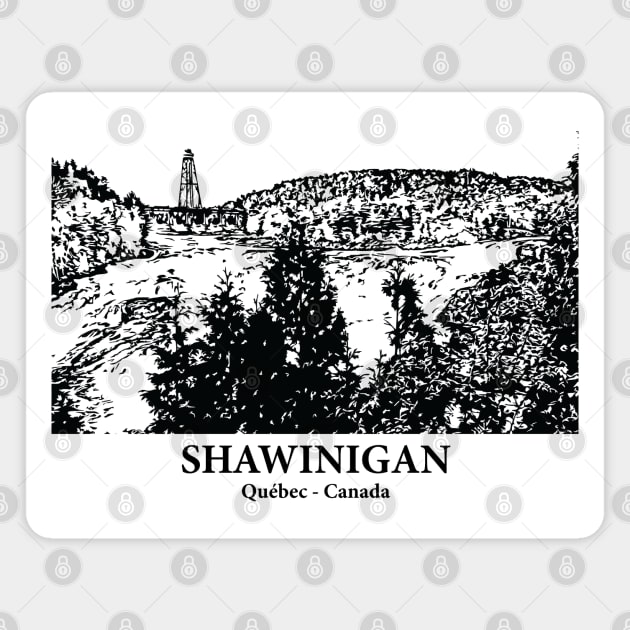Shawinigan - Québec Magnet by Lakeric
